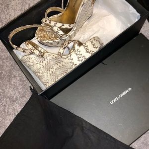 Dolce & Gabbana Snake Shoes